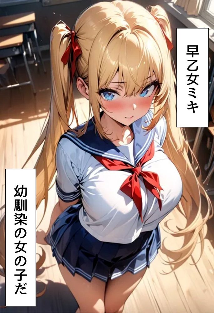 巨乳幼なじみとメイドコスえっち【にじいろ☆がーるず】 エロ同人誌画像 014