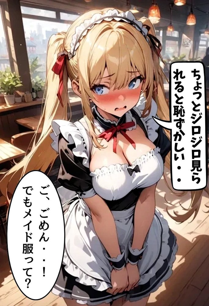 巨乳幼なじみとメイドコスえっち【にじいろ☆がーるず】 エロ同人誌画像 024
