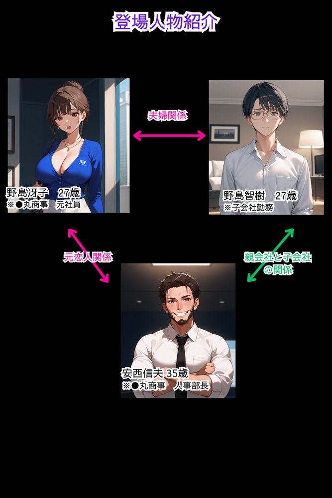 新 人妻専従契約 2 〜愛する夫の為・・元カレに抱かれた美人秘書の話〜【ピンク堂書店 二号館】 無料エロ漫画（同人誌）サンプル画像002