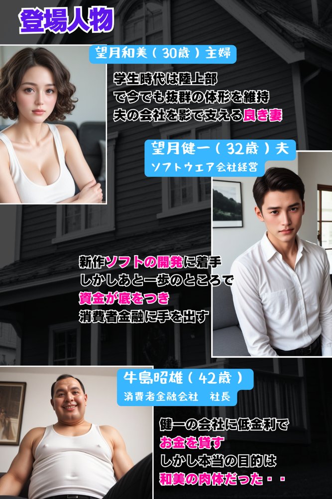人妻専従契約 4 〜妻を担保にお金を借りた夫婦の最悪末路〜【ピンク堂書店 二号館】 エロ同人誌画像 002