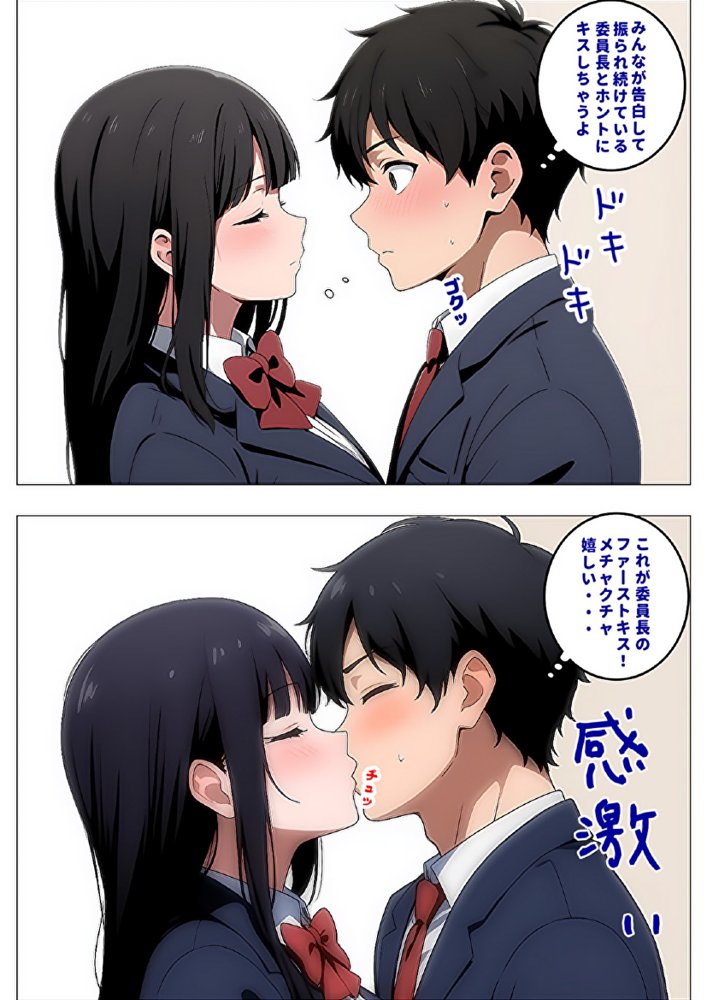 【メッチャエロい作品なので新作セールします】委員長とギャルがセックス勝負を始めたんだが俺が審判をする事になった話【暇人クラブ】 エロ同人誌画像 037