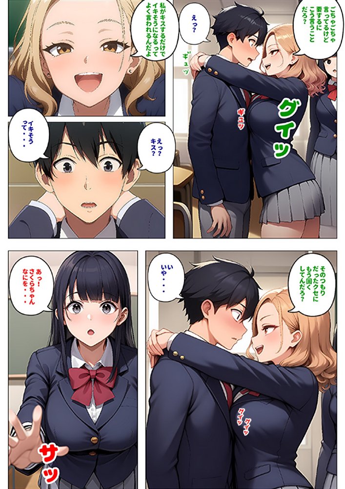 【メッチャエロい作品なので新作セールします】委員長とギャルがセックス勝負を始めたんだが俺が審判をする事になった話【暇人クラブ】 エロ同人誌画像 058
