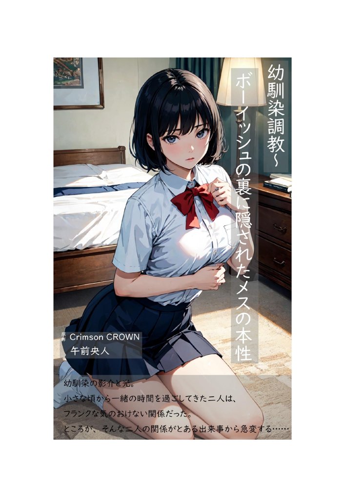 幼馴染調教〜ボーイッシュの裏に隠されたメスの本性【MorningMoon】 エロ同人誌画像 001