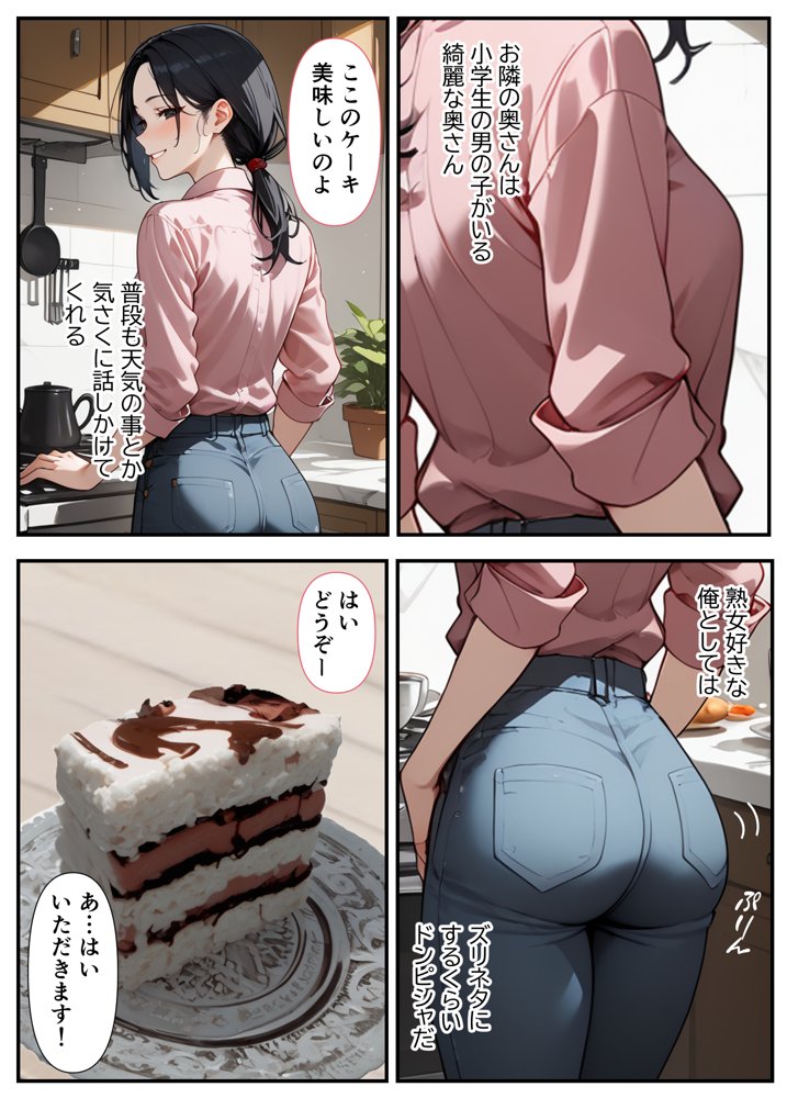 隣の奥さん〜SEXはダメ。あなたのおちんぽを借りてでオナニーしてるだけなんだから〜【熟れた果実】 無料エロ漫画（同人誌）サンプル画像010