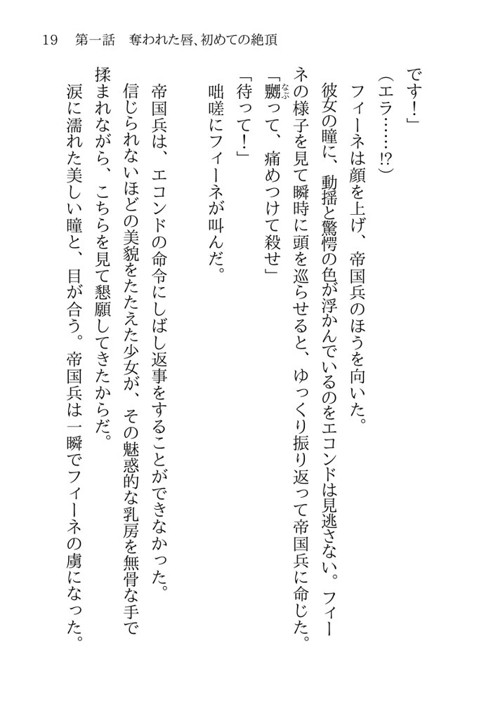 捕らわれの聖女〜無垢なヒロインは敵司令官に抱き潰され快楽の日々に堕ちる〜【月見ハク】 エロ同人誌画像 005