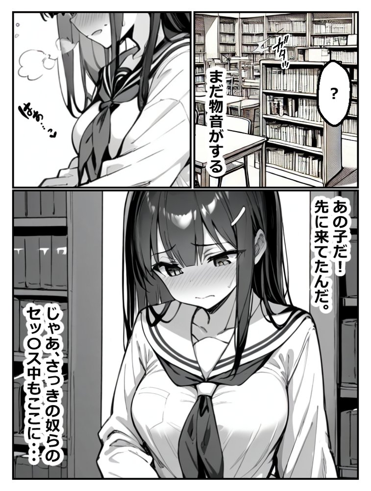 図書室にいた無口な女の子が実はえちえちだったので生ハメしても何も言わないから中出ししまくった話【あにっと屋】 エロ同人誌画像 012