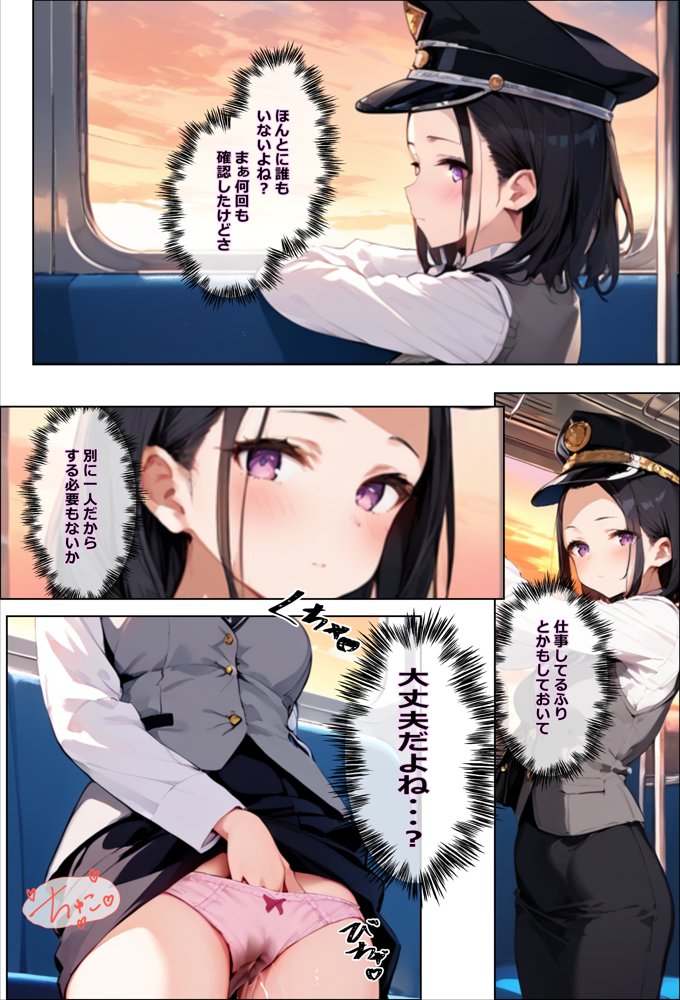 彼氏持ちを寝取ったはずが実は、寝取らせられていた話〜中出し列車で働くビッチ〜【エロマンガールズ】 エロ同人誌画像 013