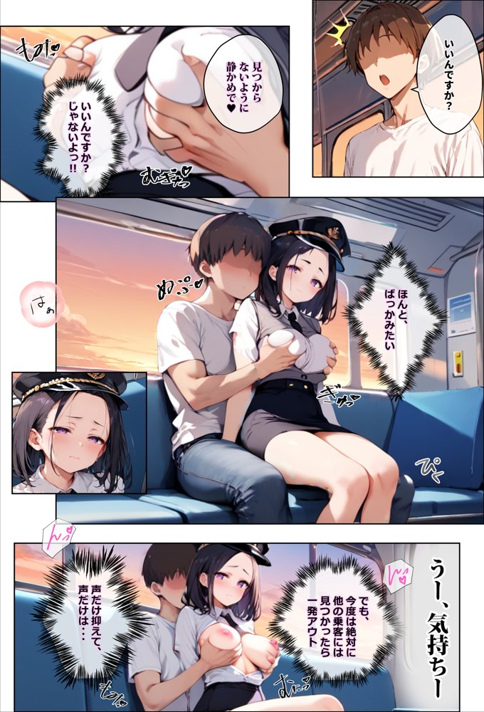 彼氏持ちを寝取ったはずが実は、寝取らせられていた話〜中出し列車で働くビッチ〜【エロマンガールズ】 エロ同人誌画像 027