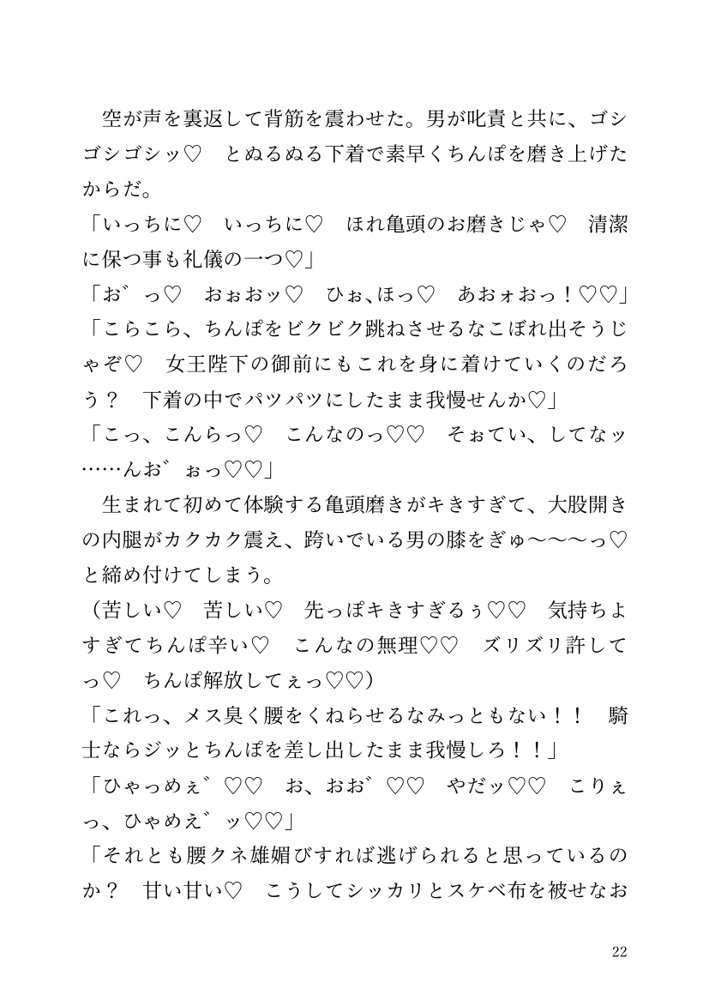 【小説】エルフ騎士様恥辱の御夜伽。絶倫ちんぽに雌伏せん【LETM】 エロ同人誌画像 016