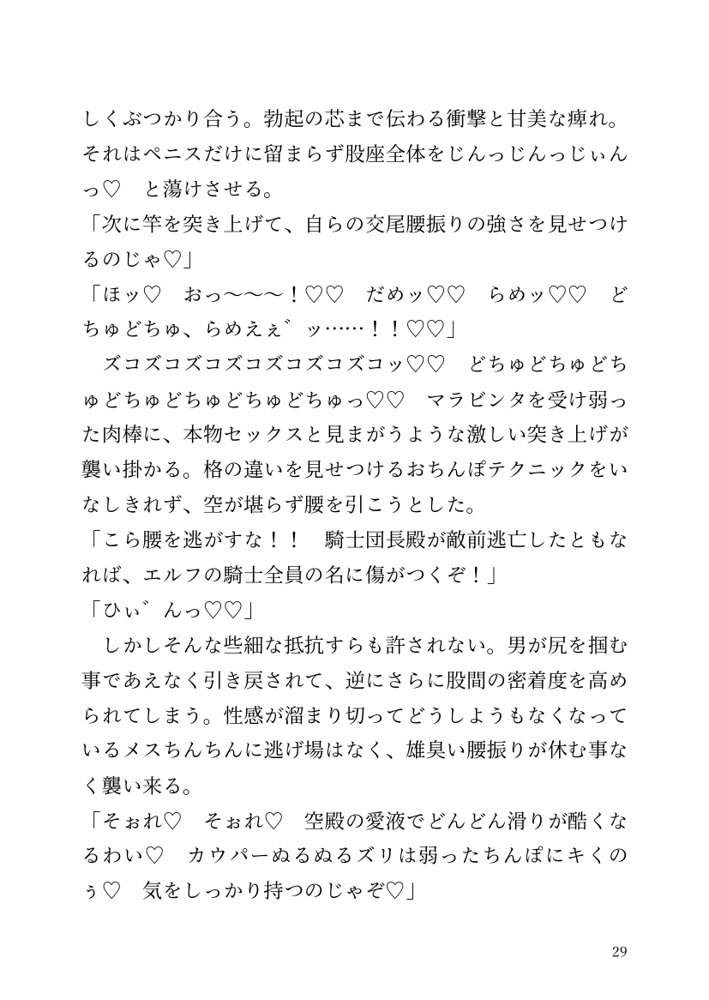 【小説】エルフ騎士様恥辱の御夜伽。絶倫ちんぽに雌伏せん【LETM】 エロ同人誌画像 024