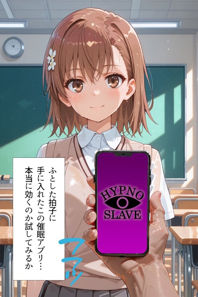 催〇アプリ開発されたカラダ抗えない快楽ボテ腹追加ver-御坂編-【海浜セーター】 エロ同人誌画像 001
