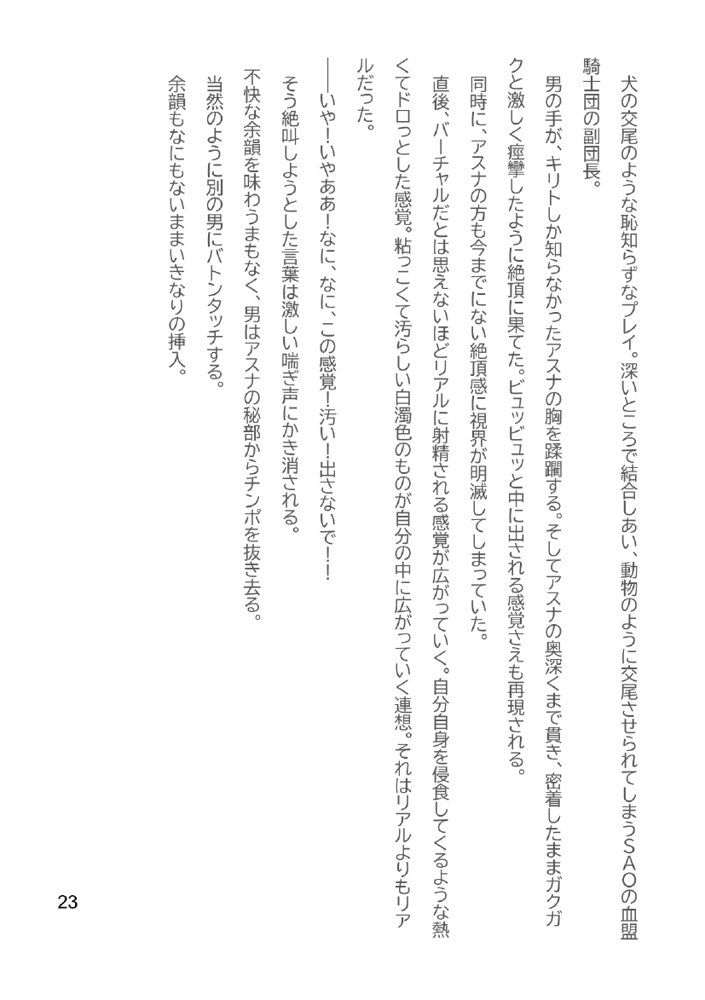 Slut Art Online -Demoralization-【ヘンタイオジサン】 エロ同人誌画像 058