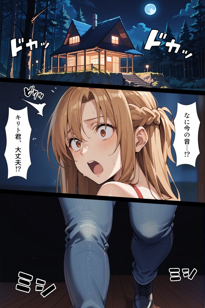 復讐されるアスナ-極悪プレイヤーは現実世界まで追ってくる-【こっとろん】 hitomi無料エロ漫画（同人誌）サンプル画像005