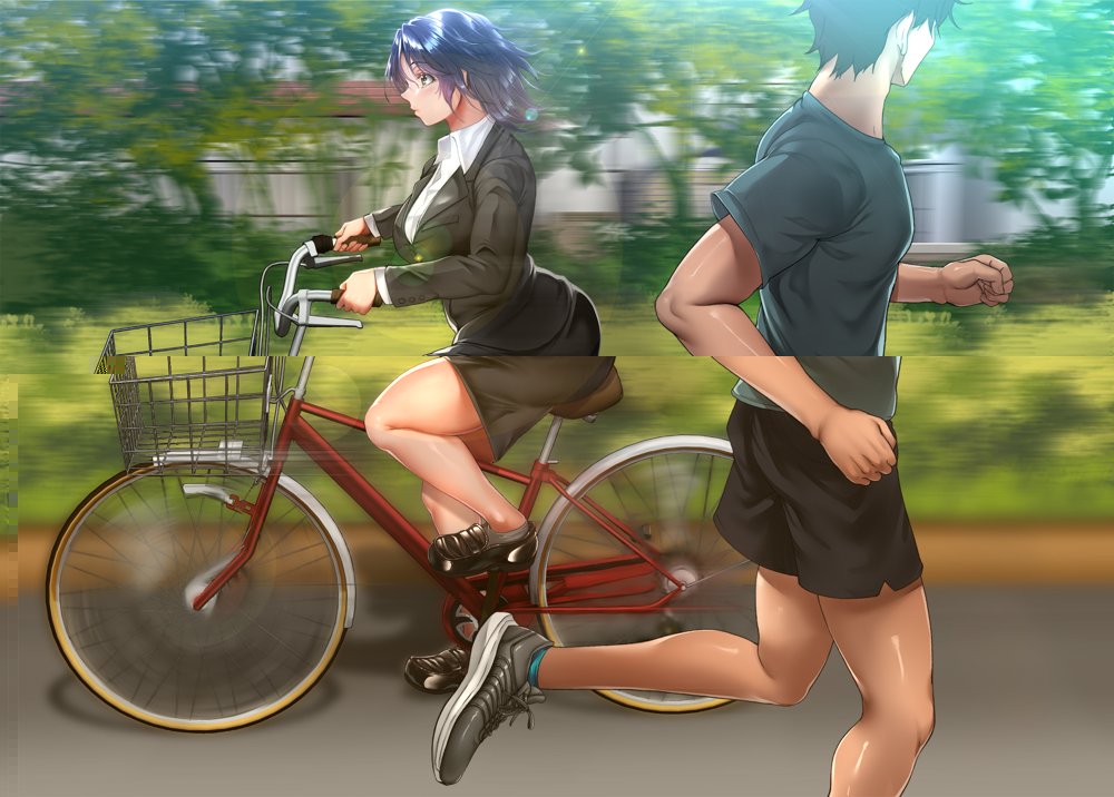 いつもすれ違う彼女に誘われて2【ジョールボイント】 無料エロ漫画（同人誌）サンプル画像002