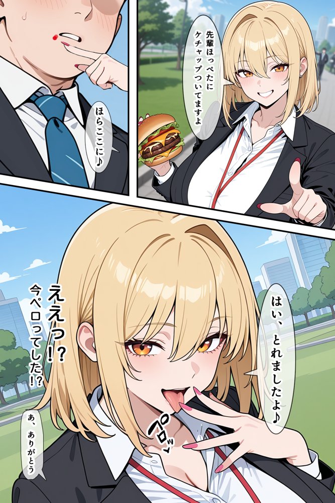 あざとい系新卒ギャルにガチ恋されてしまった話【ベビーリーフ工房】 hitomi無料エロ漫画（同人誌）サンプル画像006