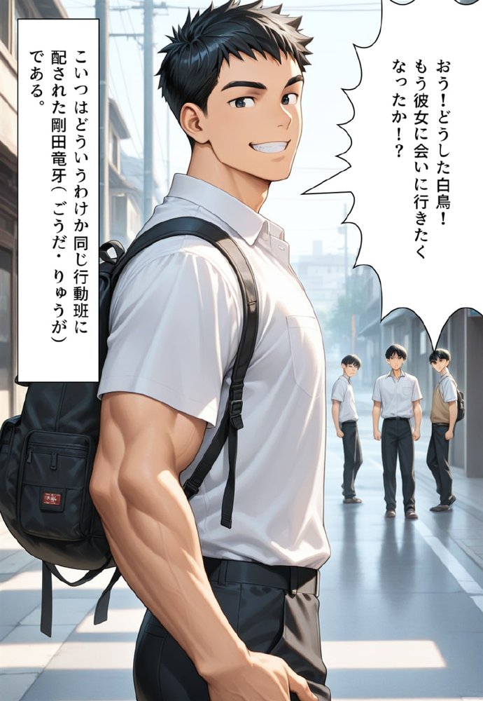 困惑の白鳥 トゥシューズを履かされた男たち【真城のソフトハウス】 エロ同人誌画像 053