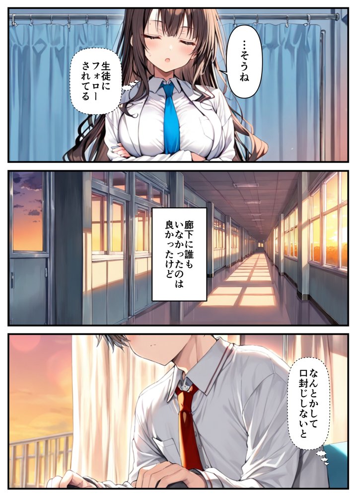 クールぶってるドスケベ保健室の先生が、男子生徒のデカチンポに敗北絶頂潮吹きする話。【乙娘屋（おとこや）】 無料エロ漫画（同人誌）サンプル画像012