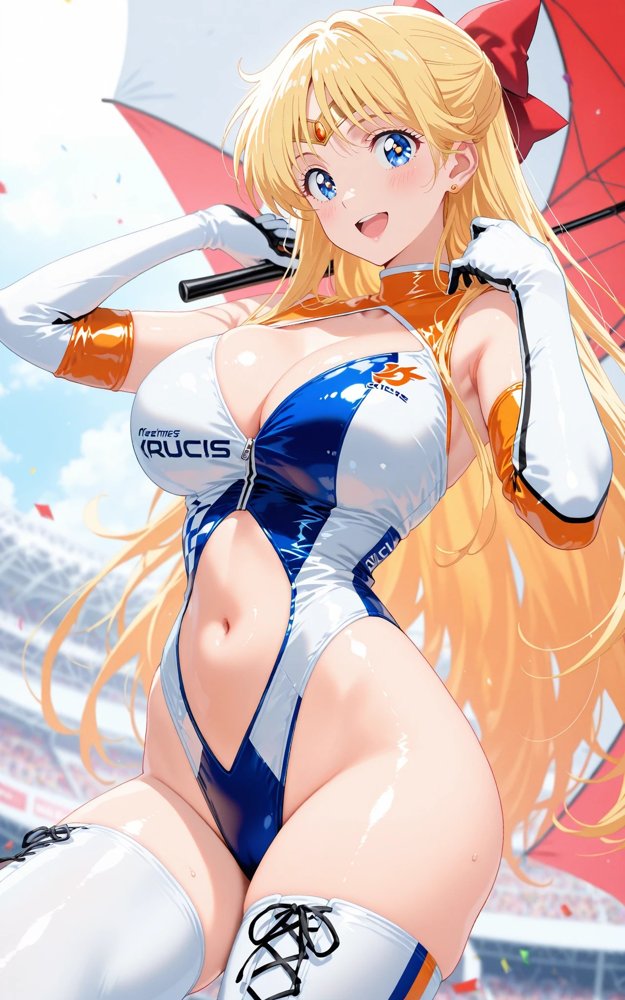 【発情美少女】美少女戦士セー〇ーヴィーナス編【画像生成マン】 無料エロ漫画（同人誌）サンプル画像008