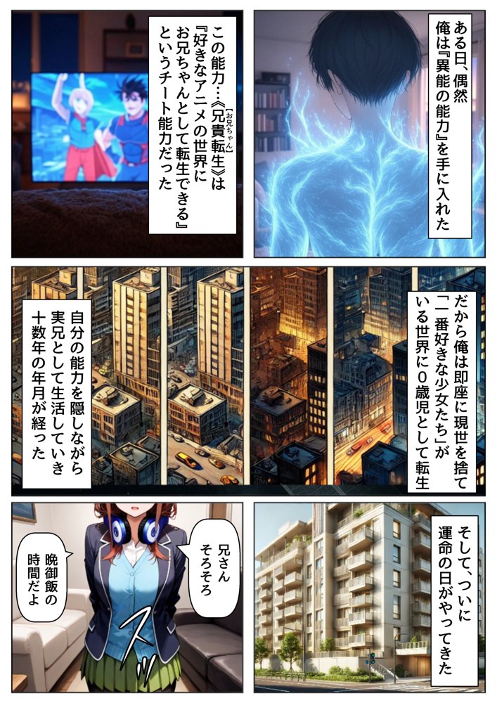 俺は大好きな中●三玖のお兄ちゃんになる《セリフ有りCG版》〜《お兄ちゃんに転生》〜【『妹＆幼馴染』大好き商店（byハマダ殿下）】 無料エロ漫画（同人誌）サンプル画像001