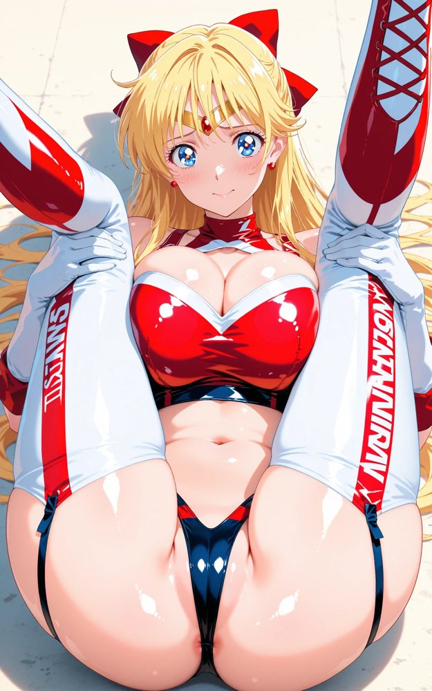 【発情美少女】美少女戦士セー〇ーヴィーナス編【画像生成マン】 無料エロ漫画（同人誌）サンプル画像024