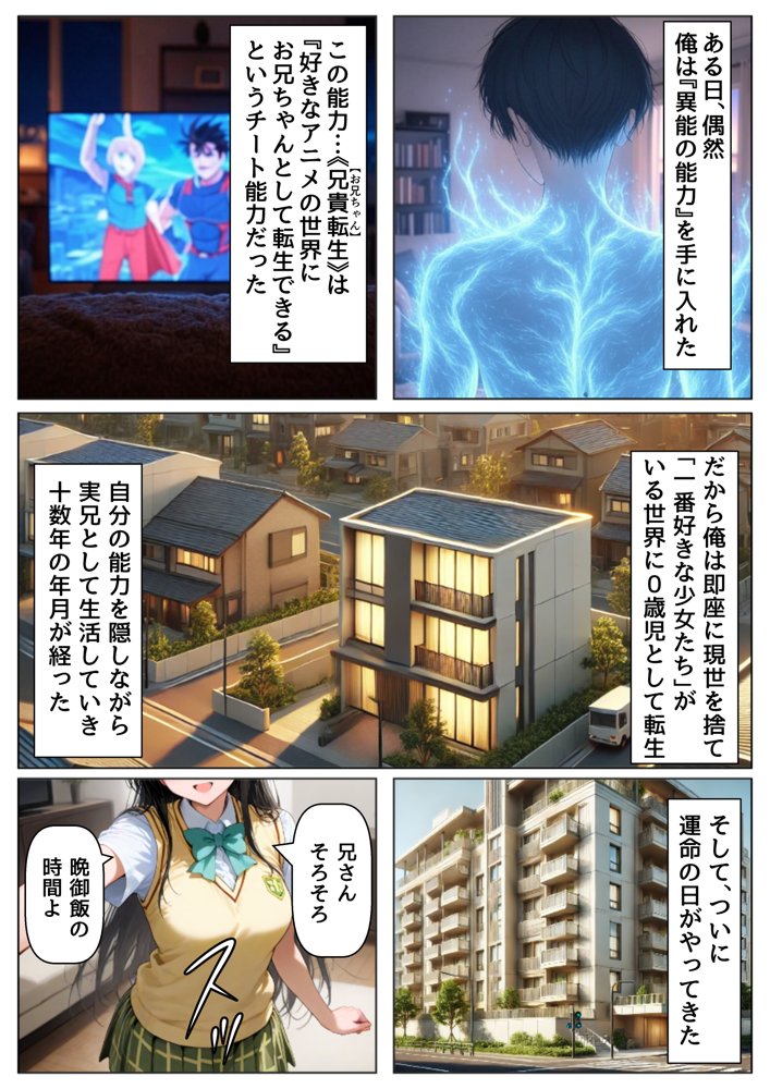俺は大好きな古手川●のお兄ちゃんになる《セリフ有りCG版》〜《お兄ちゃんに転生》〜【『妹＆幼馴染』大好き商店（byハマダ殿下）】 無料エロ漫画（同人誌）サンプル画像001