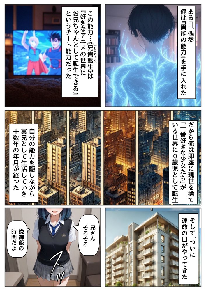 俺は大好きな黒●あかねのお兄ちゃんになる《セリフ有りCG版》〜《お兄ちゃんに転生》〜【『妹＆幼馴染』大好き商店（byハマダ殿下）】 hitomi無料エロ漫画（同人誌）サンプル画像001