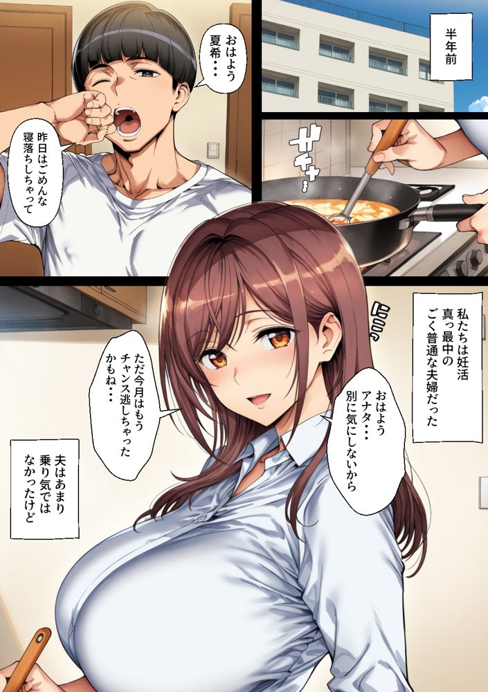 旦那の不祥事をもみ消すため下衆同期に抱かれる人妻OL、堕ちる【柑橘堂】 無料エロ漫画（同人誌）サンプル画像001
