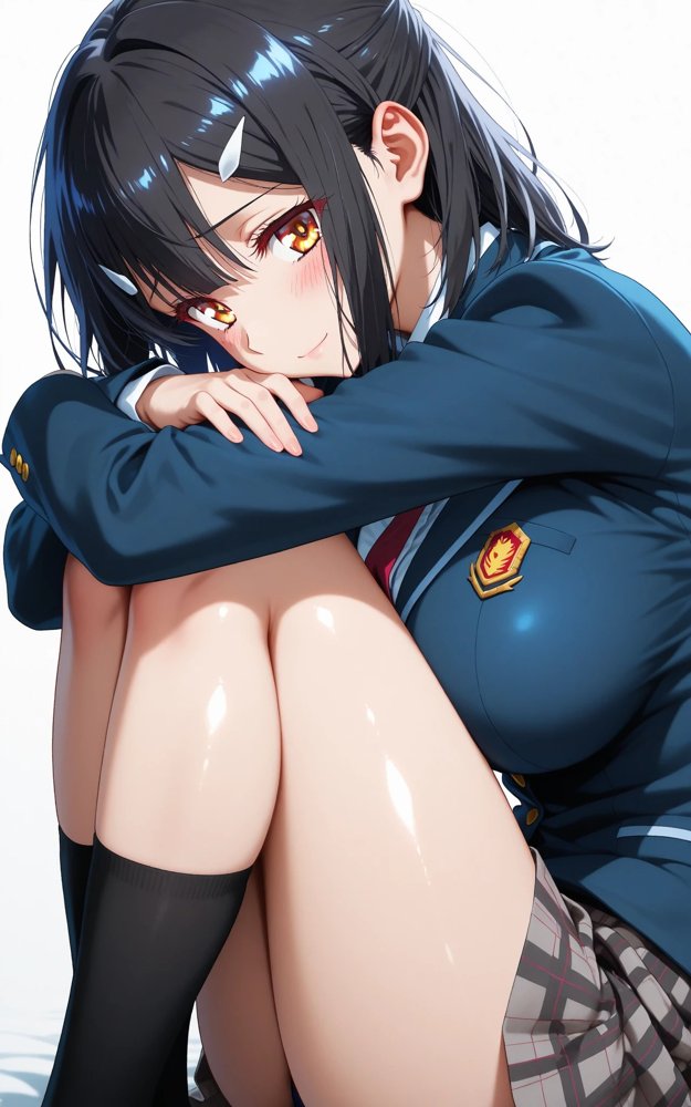 【発情ヒロイン】プリ〇マ☆イリヤ  美遊・エー〇ルフェルト  制服編【画像生成マン】 hitomi無料エロ漫画（同人誌）サンプル画像002