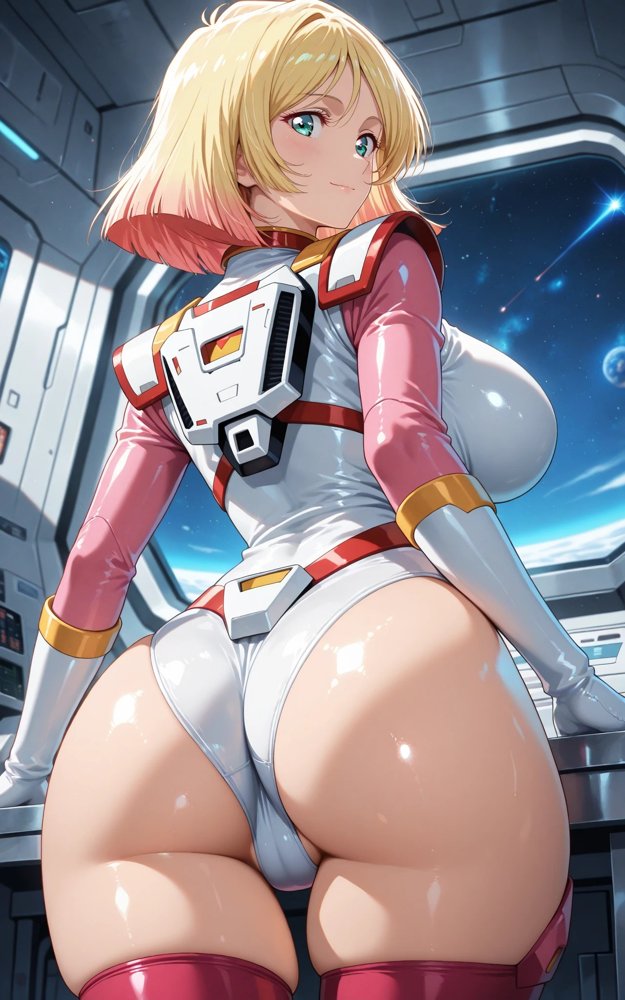 【発情美少女】機動戦士ガ☆ダム セイラ ☆ス編【画像生成マン】 hitomi無料エロ漫画（同人誌）サンプル画像006
