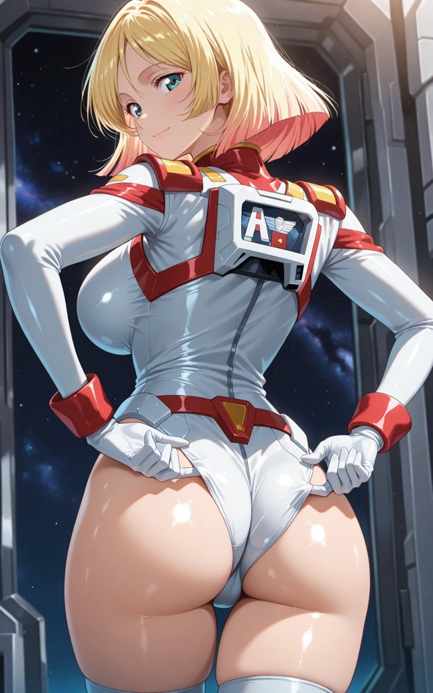 【発情美少女】機動戦士ガ☆ダム セイラ ☆ス編【画像生成マン】 hitomi無料エロ漫画（同人誌）サンプル画像007