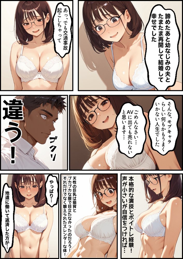 ボクの妻がAV女優にされて開花した話【もみじもみもみ工房】 エロ同人誌画像 009