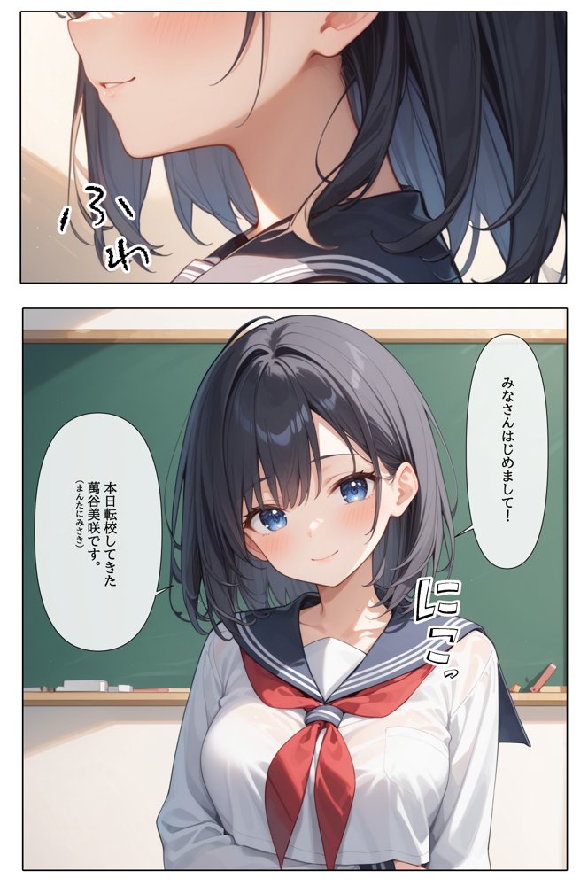 【コミック版】性処理学園〜性処理と転校生編〜【AOI】 無料エロ漫画（同人誌）サンプル画像012