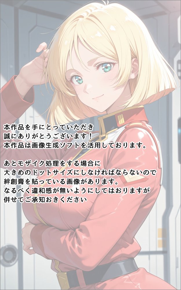 【発情美少女】機動戦士ガ☆ダム セイラ ☆ス編【画像生成マン】 hitomi無料エロ漫画（同人誌）サンプル画像031