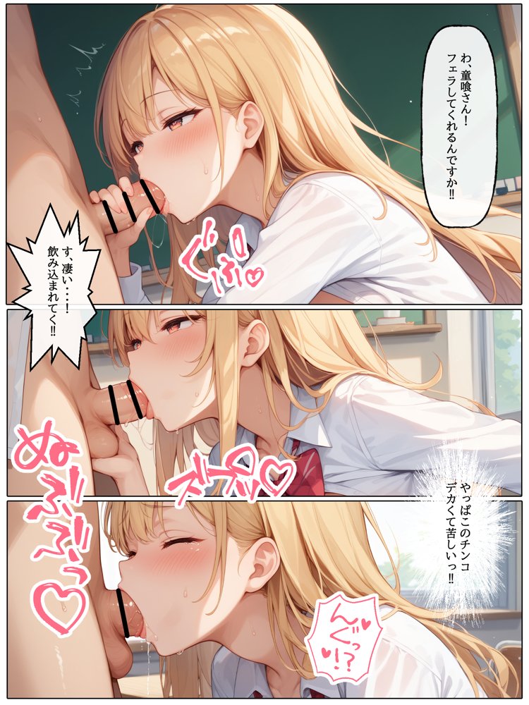 【コミック版】性処理学園〜ギャル転校生編〜【AOI】 無料エロ漫画（同人誌）サンプル画像028