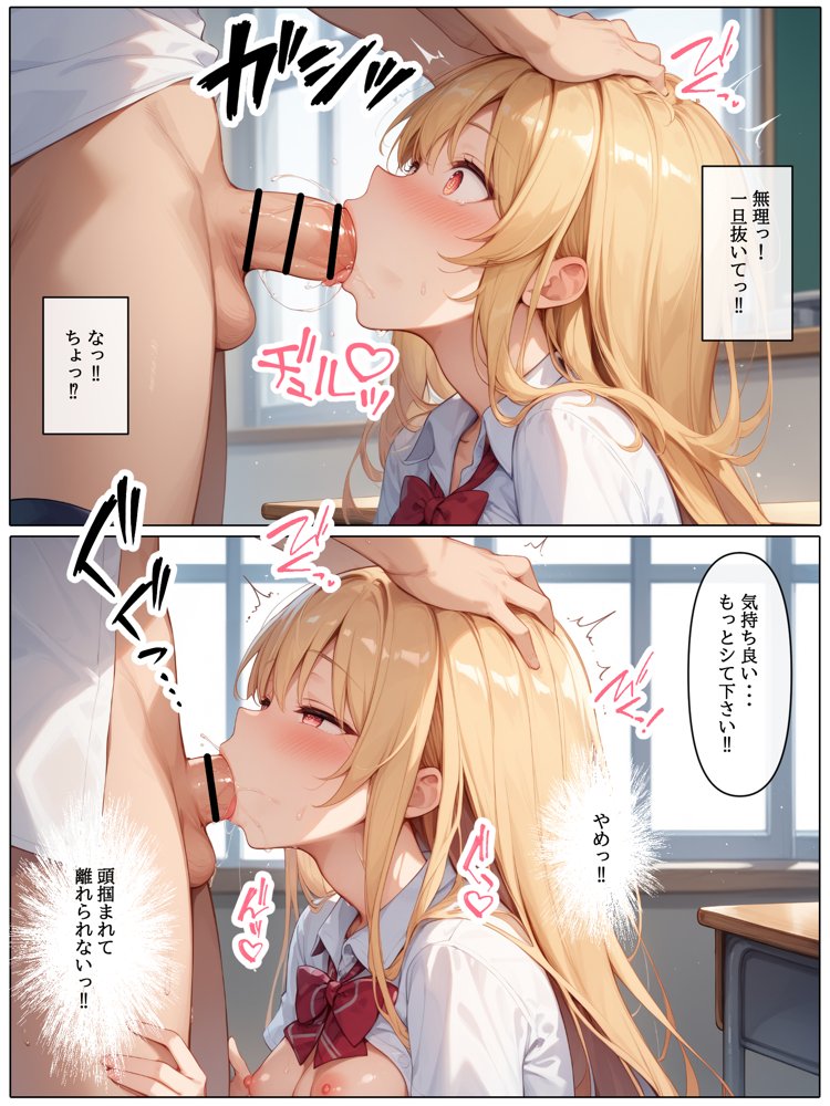 【コミック版】性処理学園〜ギャル転校生編〜【AOI】 無料エロ漫画（同人誌）サンプル画像029