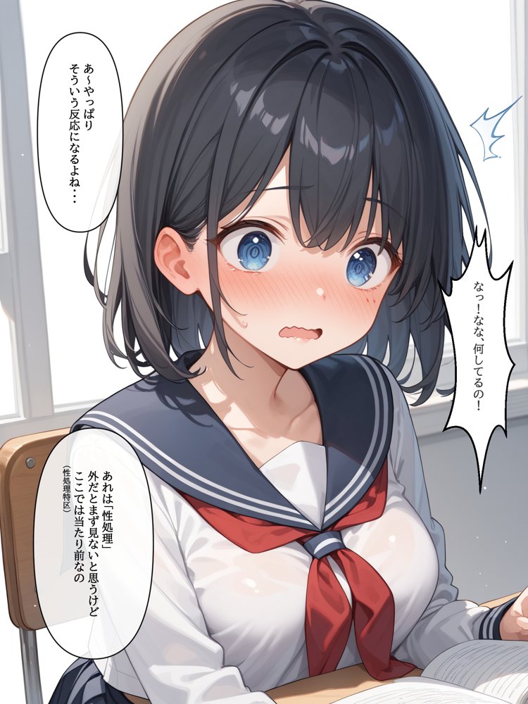【コミック版】性処理学園〜性処理と転校生編〜【AOI】 無料エロ漫画（同人誌）サンプル画像045