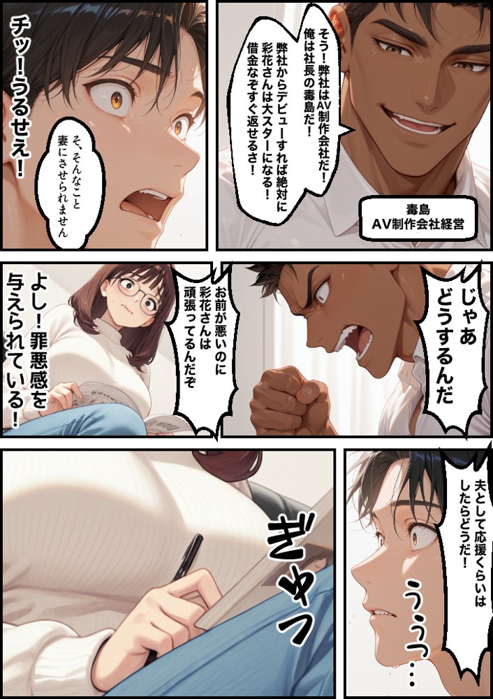 ボクの妻がAV女優にされて開花した話【もみじもみもみ工房】 エロ同人誌画像 067