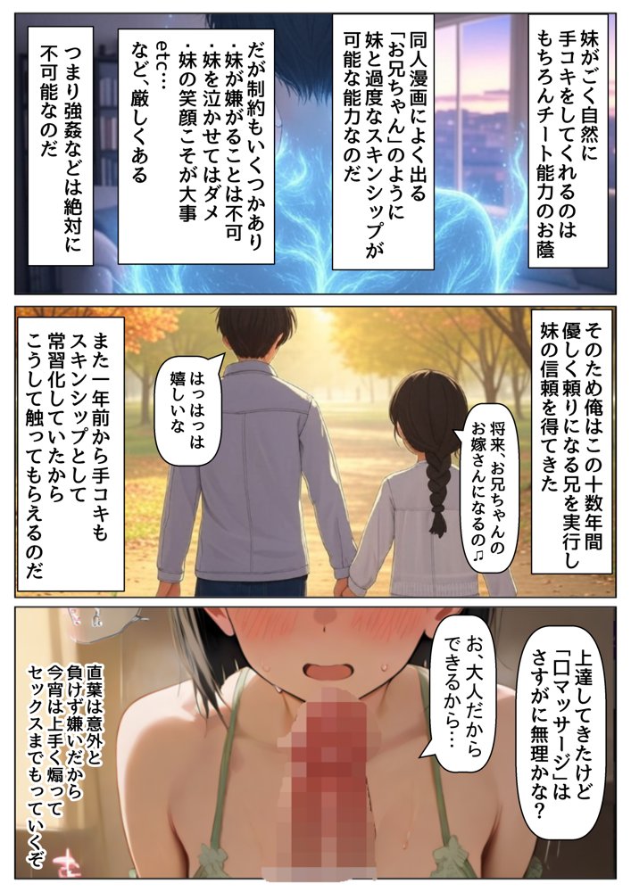 俺は大好きなSA〇直葉のお兄ちゃんになる《セリフ有りCG版》〜《お兄ちゃんに転生》〜【『妹＆幼馴染』大好き商店（byハマダ殿下）】 無料エロ漫画（同人誌）サンプル画像032