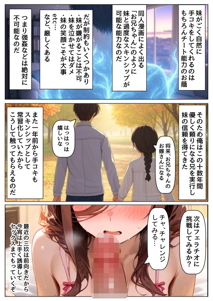俺は大好きな中●三玖のお兄ちゃんになる《セリフ有りCG版》〜《お兄ちゃんに転生》〜【『妹＆幼馴染』大好き商店（byハマダ殿下）】 無料エロ漫画（同人誌）サンプル画像035
