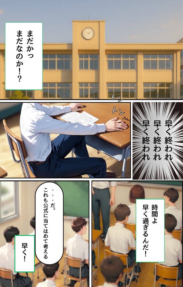 【悲報】俺の最愛の人がオヤジに〇〇されてまさかの俺は無事（？）クールギャルに搾り取られました。【くりきんとん】 無料エロ漫画（同人誌）サンプル画像001