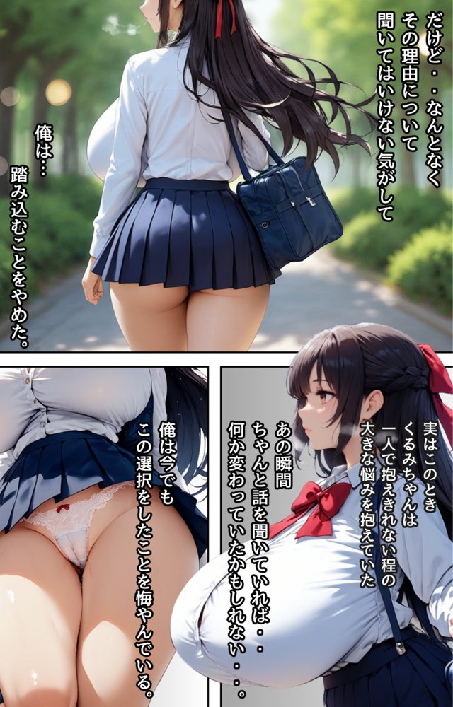 【悲報】俺の最愛の人がオヤジに〇〇されてまさかの俺は無事（？）クールギャルに搾り取られました。【くりきんとん】 無料エロ漫画（同人誌）サンプル画像003