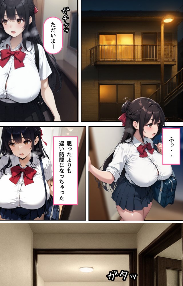 【悲報】俺の最愛の人がオヤジに〇〇されてまさかの俺は無事（？）クールギャルに搾り取られました。【くりきんとん】 無料エロ漫画（同人誌）サンプル画像005