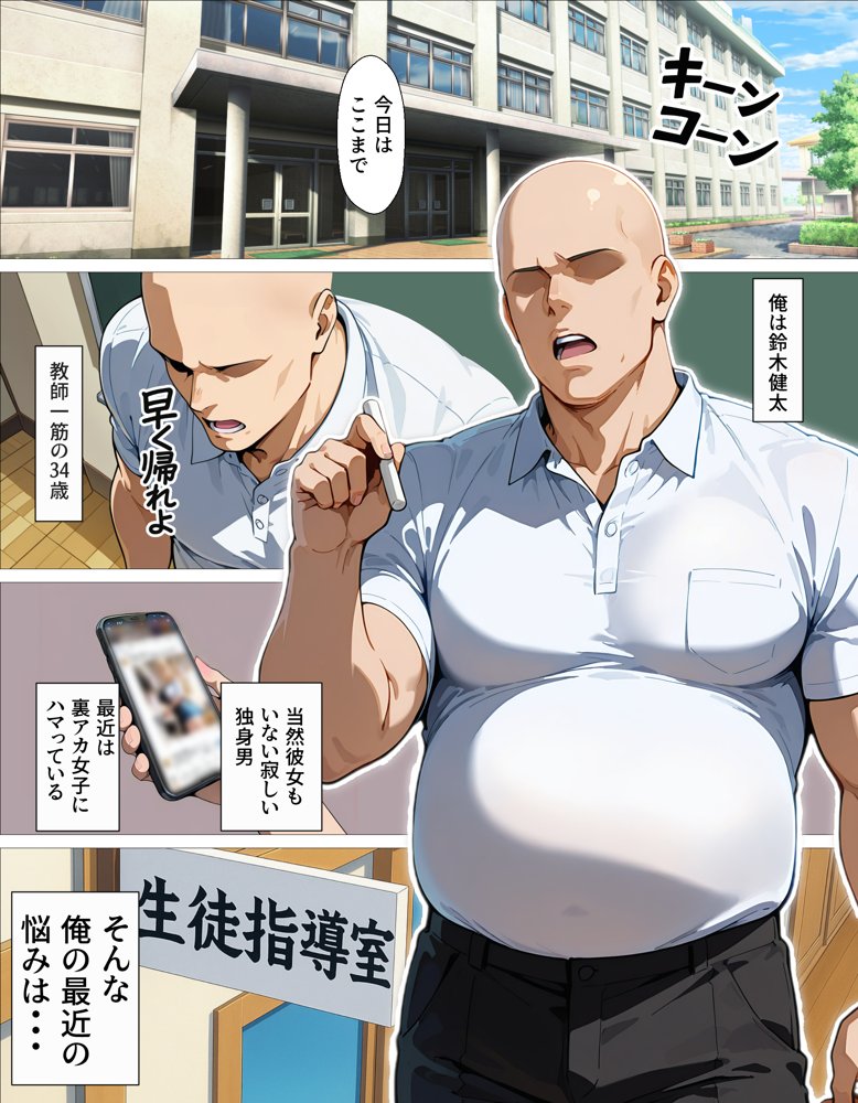 教え子ギャルの裏アカを見つけた話〜竿役契約から始まるガチ恋堕ちSEX【okita】 エロ同人誌画像 002