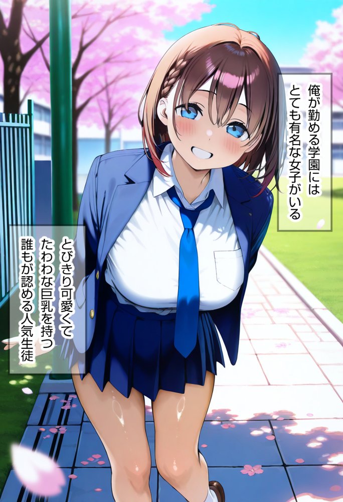 たわわな巨乳生徒はNTR催●で先生の「オナホ＆恋人」になる。【あいばなな】 無料エロ漫画（同人誌）サンプル画像012
