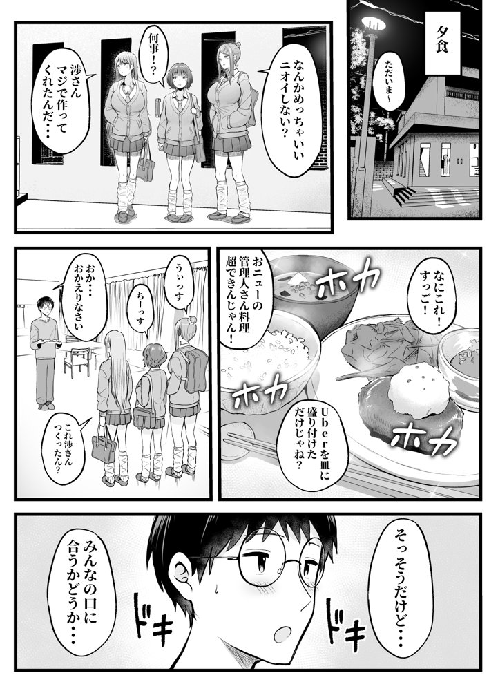 女子寮管理人の僕はギャル寮生に振り回されてます【猫耳と黒マスク】 無料エロ漫画（同人誌）サンプル画像006