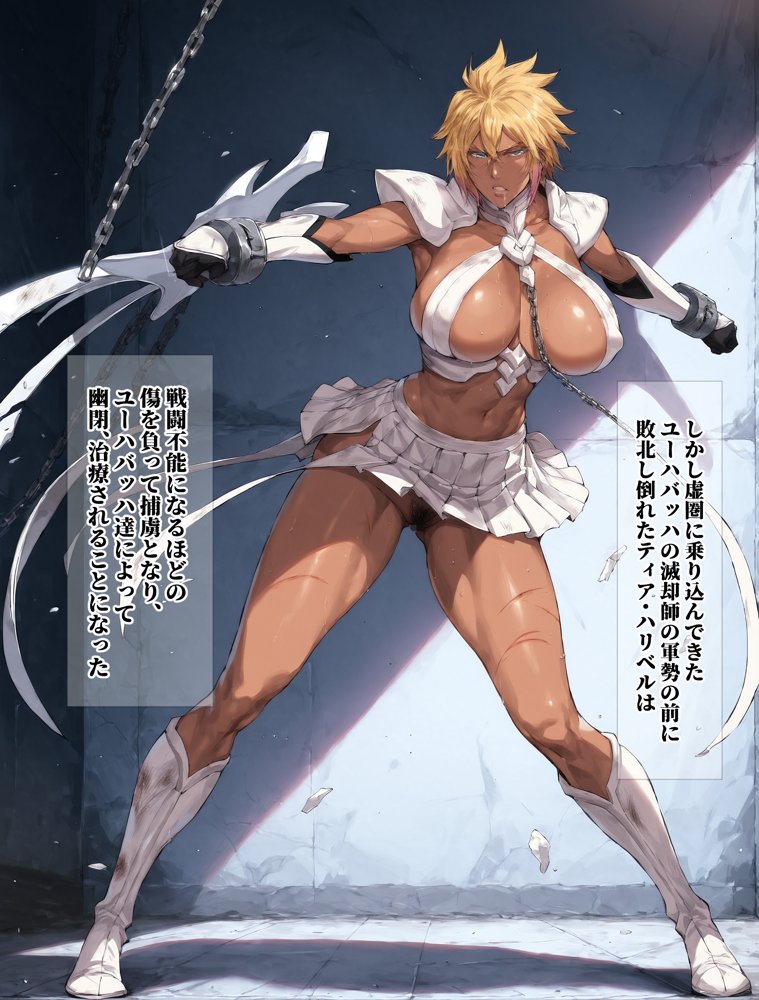 ブ〇ーチ敗北恥辱 ティア・ハリベル 千〇血戦篇のその後【アンリミテッドオートマトン】 無料エロ漫画（同人誌）サンプル画像036