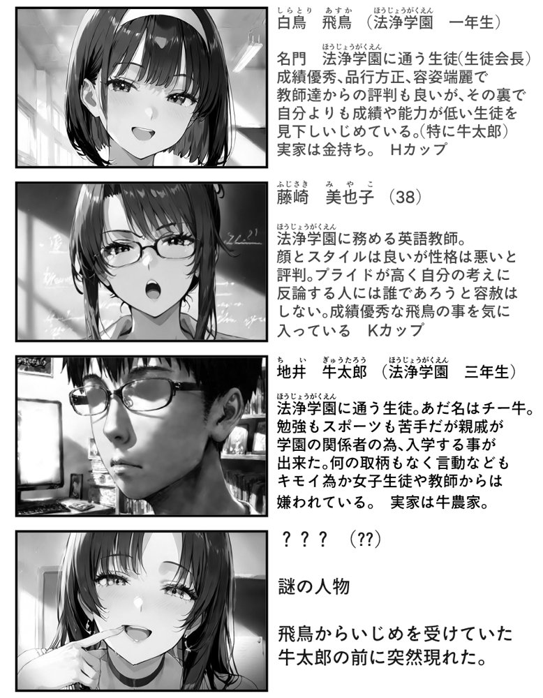 成績優秀な生徒会長がチー牛専用の家畜になる話   1【蜜壺レストラン】 hitomi無料エロ漫画（同人誌）サンプル画像001