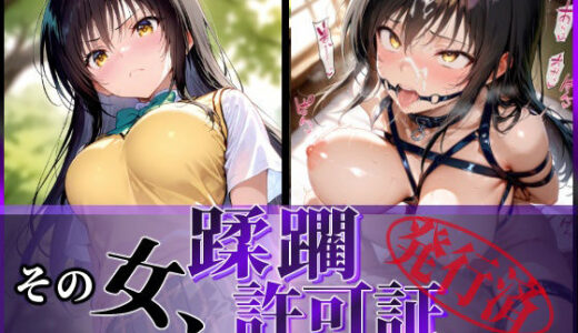 その女、蹂躙許可証発行済み -街の男たちに好き放題使われるヒロインCG集- 古〇川編【陥落工房】