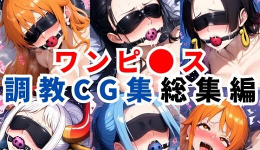 ワンピ●ス調教CG集総集編【1000枚 全5キャラ/ナミ/ロビン/ハンコック/ヤマト/ビビ】【二次ソムリエ】
