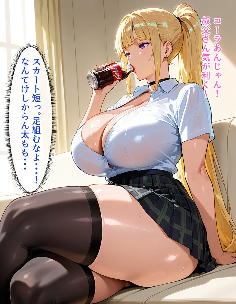 俺の姪っ子がどエロい金髪パパ活ギャルになっていた件について【okita】 無料エロ漫画（同人誌）サンプル画像007